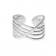 Ringen van Stainless steel Roestvrij staal (RVS) Silver
