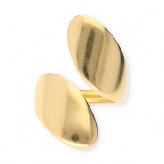 Ringen van Stainless steel Roestvrij staal (RVS) Gold