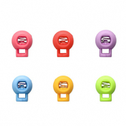 Gekleurde onderdelen koordstopper ball Multicolour