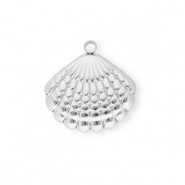 Bedels van Stainless steel Roestvrij staal (RVS) shell Silver