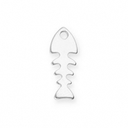 Bedels van Stainless steel Roestvrij staal (RVS) fishbone Silver
