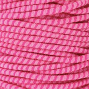Gekleurd elastiek 2.3mm Multicolour pink