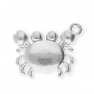 Bedels van Stainless steel Roestvrij staal (RVS) crab Silver