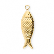 Bedels van Stainless steel Roestvrij staal (RVS) fish Gold