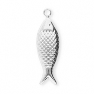 Bedels van Stainless steel Roestvrij staal (RVS) fish Silver