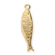 Bedels van Stainless steel Roestvrij staal (RVS) fish Gold