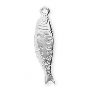 Bedels van Stainless steel Roestvrij staal (RVS) fish Silver