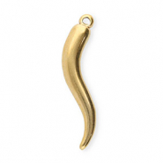 Bedels van Stainless steel Roestvrij staal (RVS) Italian horn Gold