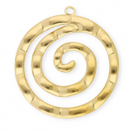 Bedels van Stainless steel Roestvrij staal (RVS) spiral Gold