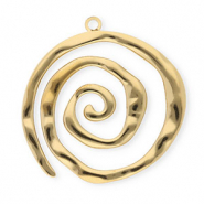 Bedels van Stainless steel Roestvrij staal (RVS) spiral Gold