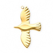 Bedels van Stainless steel Roestvrij staal (RVS) bird Gold