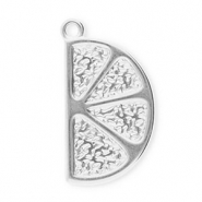 Bedels van Stainless steel Roestvrij staal (RVS) slice of fruit Silver