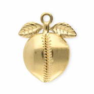 Bedels van Stainless steel Roestvrij staal (RVS) peach Gold