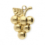 Bedels van Stainless steel Roestvrij staal (RVS) grapes Gold