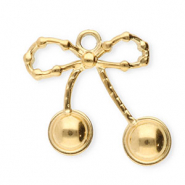 Bedels van Stainless steel Roestvrij staal (RVS) cherries Gold