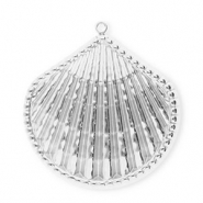 Bedels van Stainless steel Roestvrij staal (RVS) shell Silver