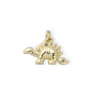 TQ metaal Brass bedels dinosaur Gold