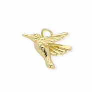 TQ metaal Brass bedels hummingbird Gold
