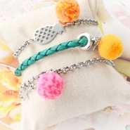 Inspiratiesets Zomerse pompom bedels in leuke kleuren