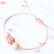 Inspiratiesets AMAZING kralen van acryl matte met pearl coating + strass kralen