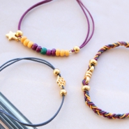 Inspiratiesets Armbandjes met gekleurd elastisch draad!