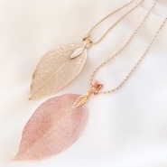 Inspiratiesets Prachtige kettingen met onze blad hangers