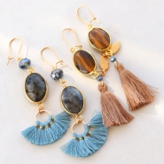 Inspiratiesets Tussenstukken van half edelsteen voor fantastische oorbellen