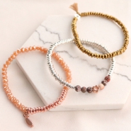 Inspiratiesets Feestelijke armbandjes met kralen van hematite