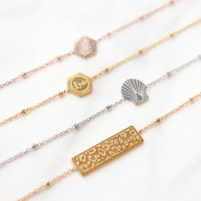 Inspiratiesets Het leukste cadeau! Stainless steel armbandje + sieradenkaartje