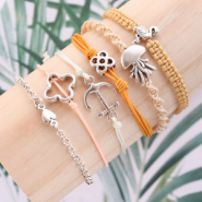 Inspiratiesets DQ metalen sieraden met een zomers kleurpallet