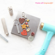 Inspiratiesets Accessoires maken met ImpressArt en DQ leren hangers