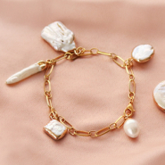 Inspiratiesets Armbanden en oorbellen maken met zoetwater parel hangers en tussenstukken