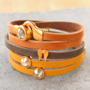 Inspiratiesets DQ leren armbanden en sleutelhangers voor de feestdagen