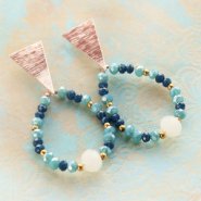 Inspiratiesets Get inspired: trendy oorbellen met facet kralen