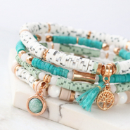 Inspiratiesets Katsuki kralen in trendy armbanden en oorbellen