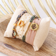 Inspiratiesets Zelf trendy armbanden maken met elastisch Ibiza lint?