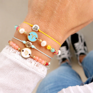 Inspiratiesets Maak de leukste armbanden en oorbellen met DQ metalen zodiac kralen!
