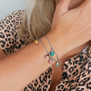 Inspiratiesets Laat je inspireren: trendy oorbellen met natuursteen hangers 