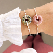 Inspiratiesets Get inspired: oorbellen en armbanden met natuursteen disc hangers