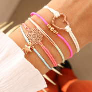 Inspiratiesets Leuk om te maken: armbandjes met macramé draad