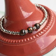 Inspiratiesets Deze stoere heren armbanden kun je maken met glaskralen