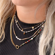 Inspiratiesets Maak de leukste kettingen met rocailles stripes kralen! 