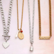Inspiratiesets Trendy! Schakelarmbanden en kettingen van stainless steel
