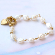 Inspiratiesets Leuk om te maken: armbanden met stainless steel kralen, bedels en sloten