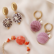 Inspiratiesets Statement sieraden maken met prachtige schelpkralen