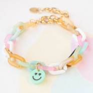 Inspiratiesets Kleurrijke sieraden maken met Plexx smiley bedels en tussenstukken 