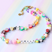 Inspiratiesets Kleurrijke kettingen maak je met polymeer kralen!