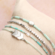 Inspiratiesets Maak stijlvolle sieraden met DQ metalen buigringen en mini kralen