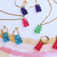 Inspiratiesets Kleurrijke sieraden inspiratie met gummy bear hanger