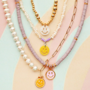 Inspiratiesets Get creative met vrolijke plexx en DQ metalen smiley bedels